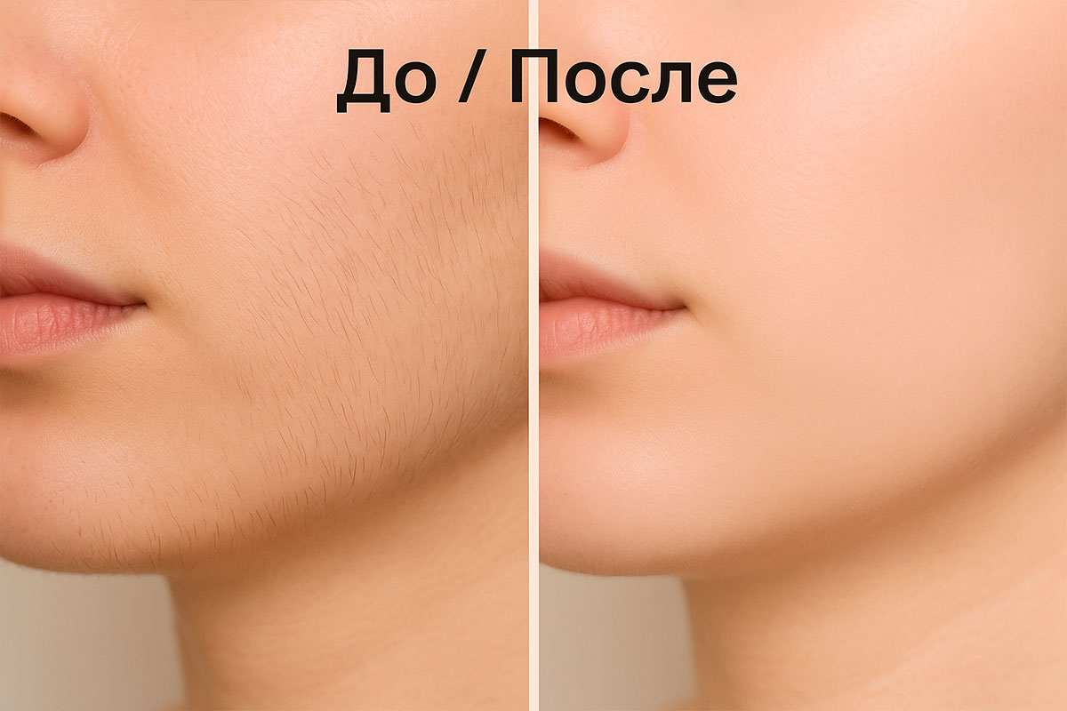 Лазерная эпиляция лица