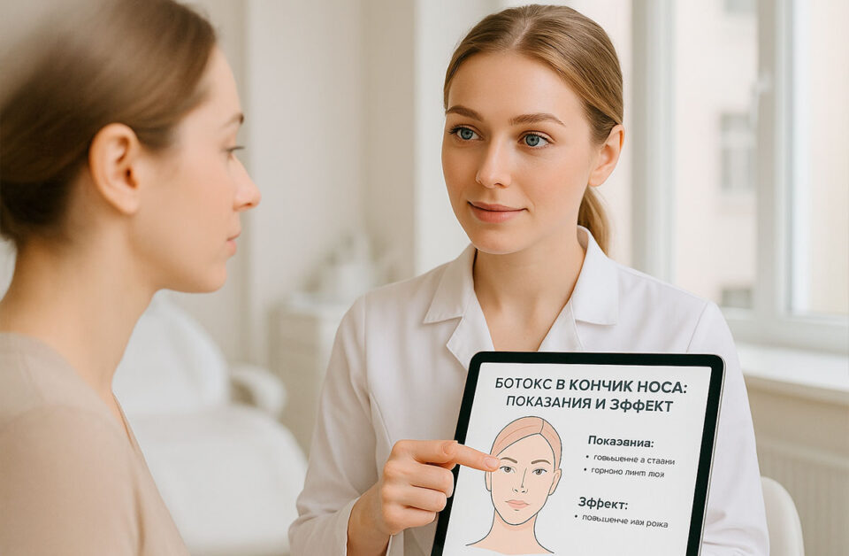Ботокс в кончик носа