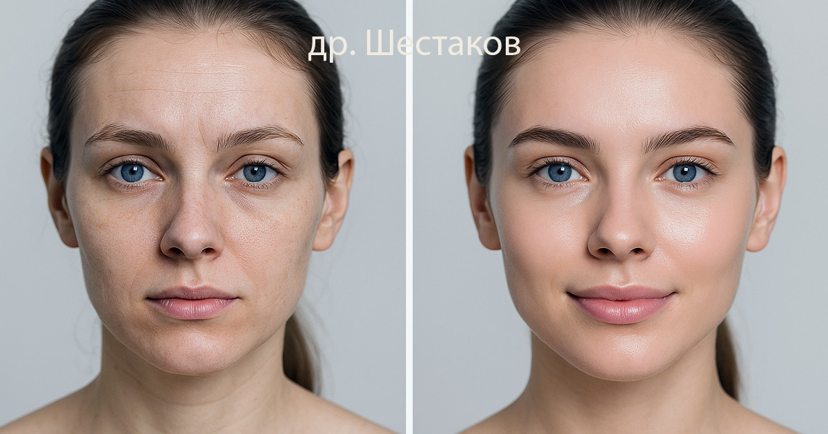 Ботокс от морщин на лбу