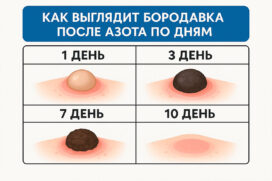 Бородавка после азота