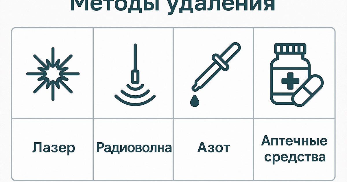 Эффективный способ удаления бородавок