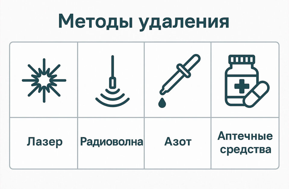 Эффективный способ удаления бородавок