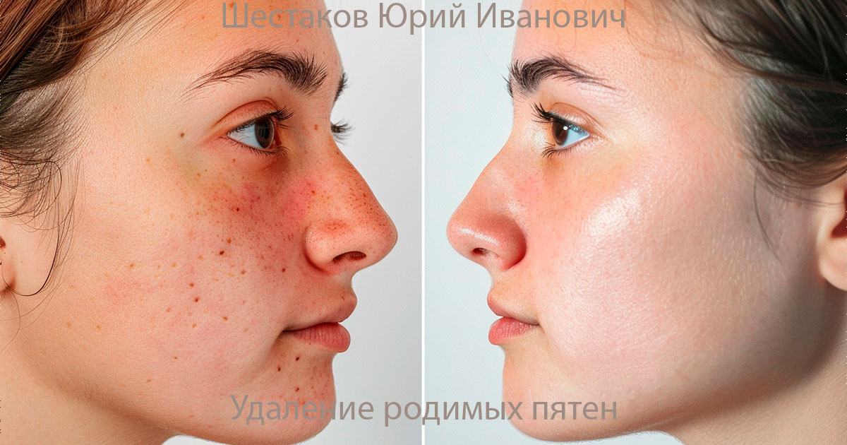 Удаление родимых пятен