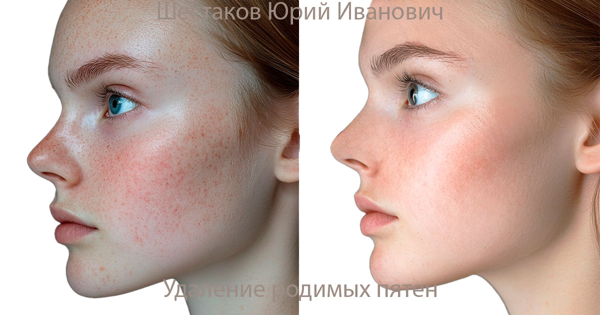 Удаление родимых пятен