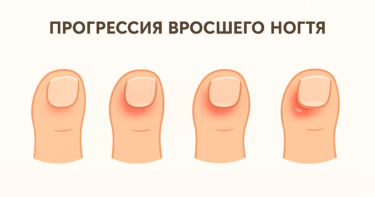 Как вылечить вросший ноготь