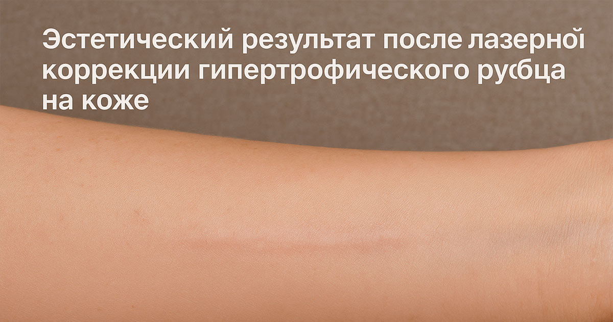 Шрам после удаления родинки хирургическим путем