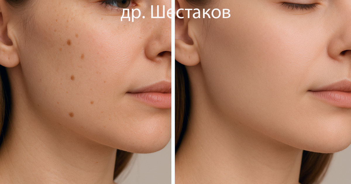 Лазерное удаление родинок
