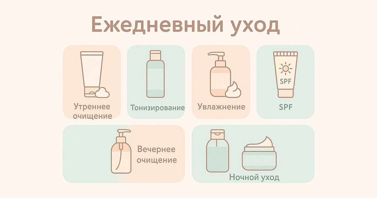 Правильный уход за кожей лица