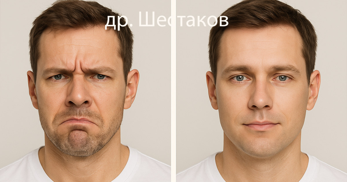 Расслабление подбородка ботоксом