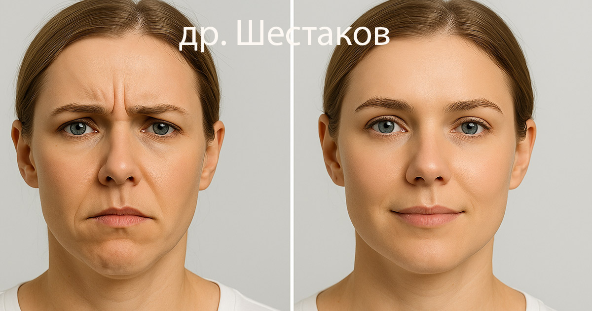 Расслабление подбородка ботоксом