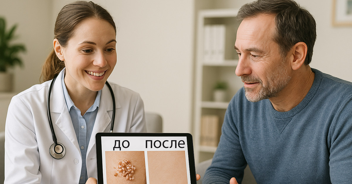 Удаление папиллом на глазах