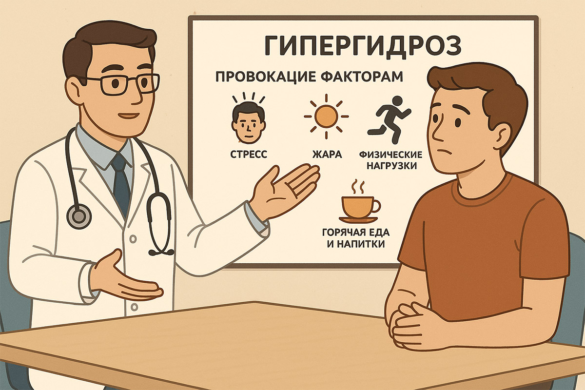 Высокая потливость причины