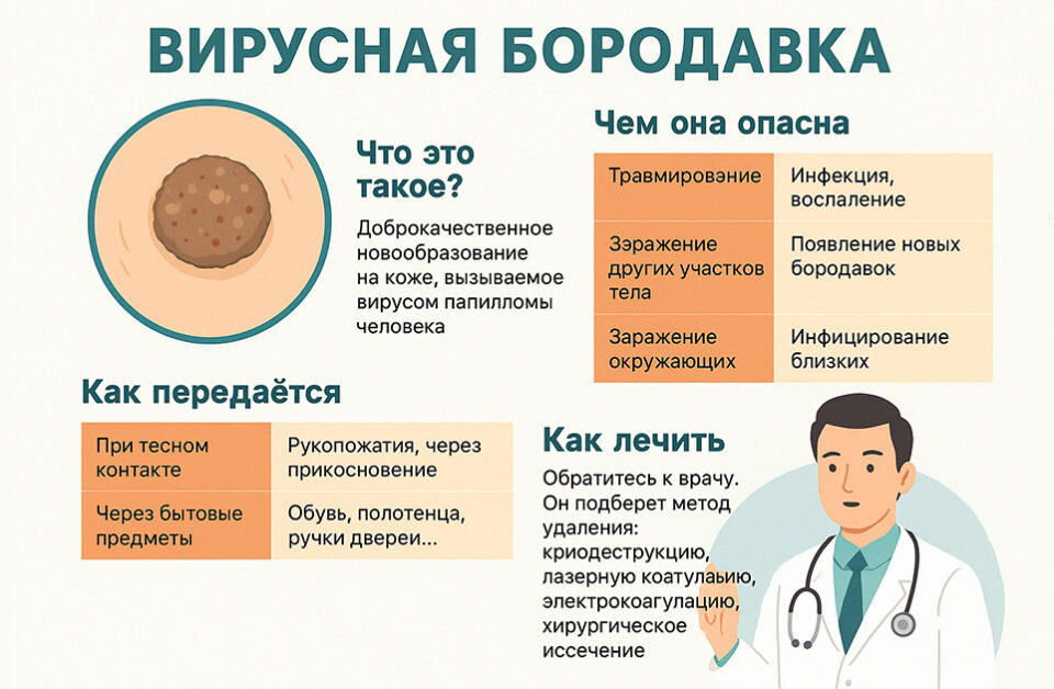 Что такое вирусная бородавка