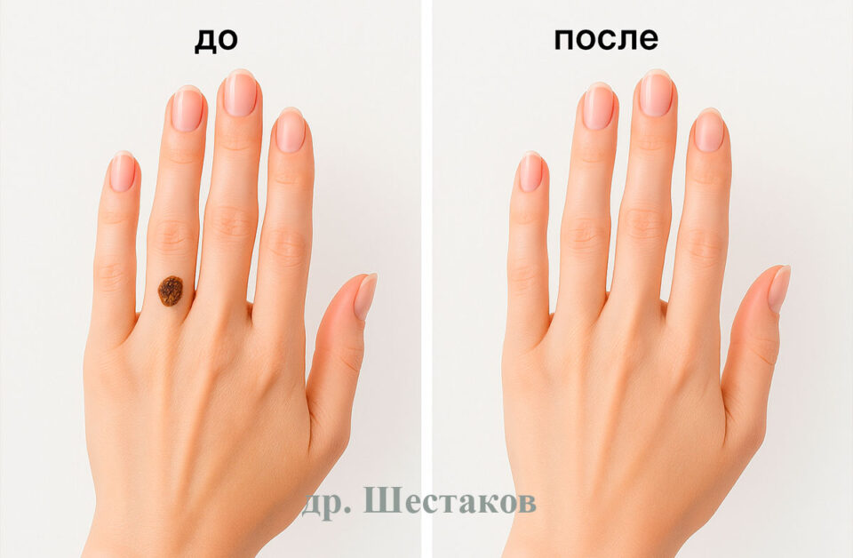 Удаление новообразований на коже