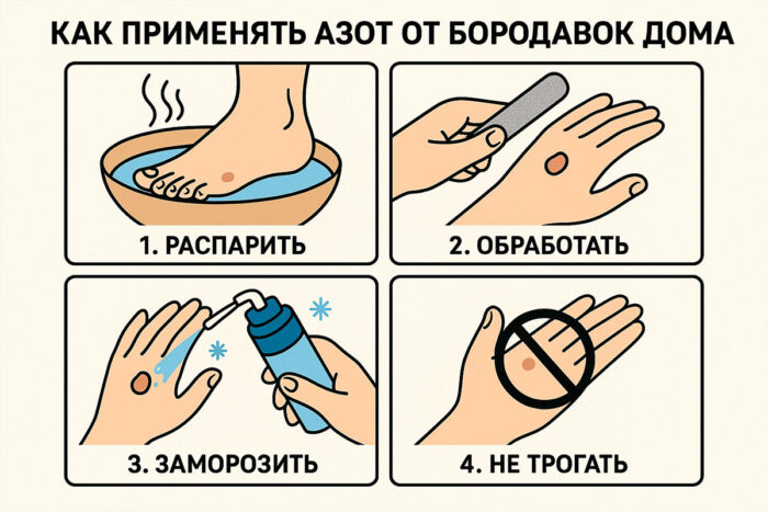 Азот в аптеке от бородавок