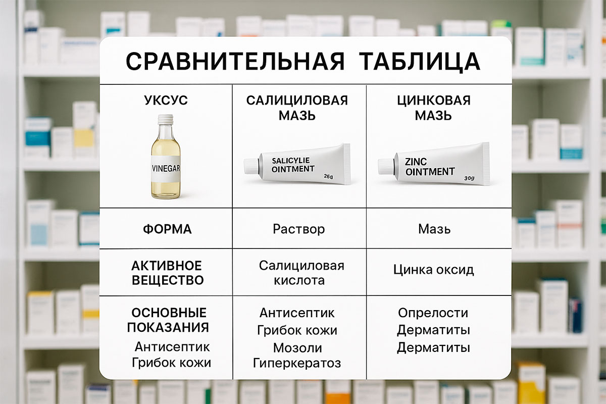 Удаление папиллом уксусной эссенцией