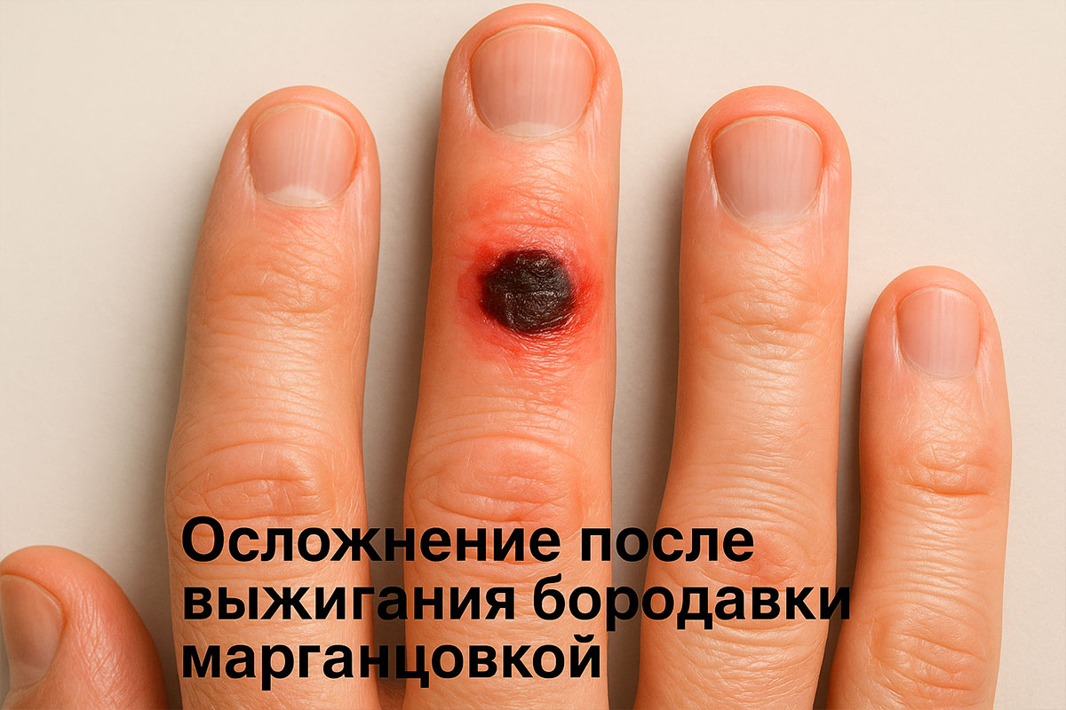 Можно ли выжигать бородавки марганцовкой — взгляд врача Выжечь бородавку марганцовкой
