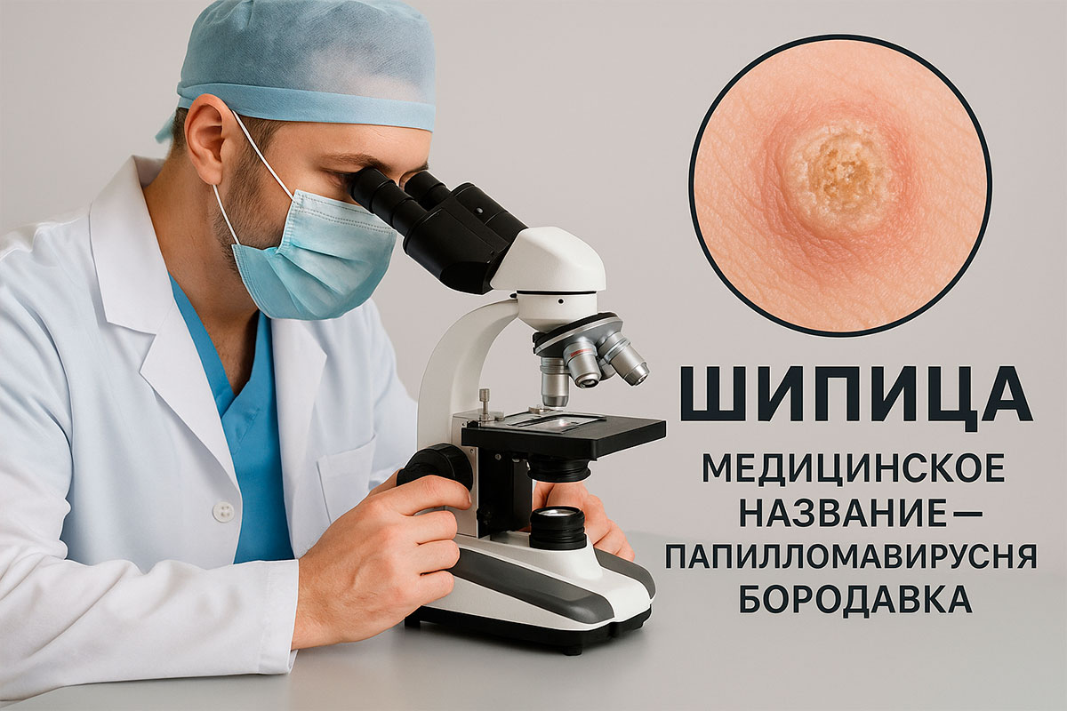 Шипица под микроскопом