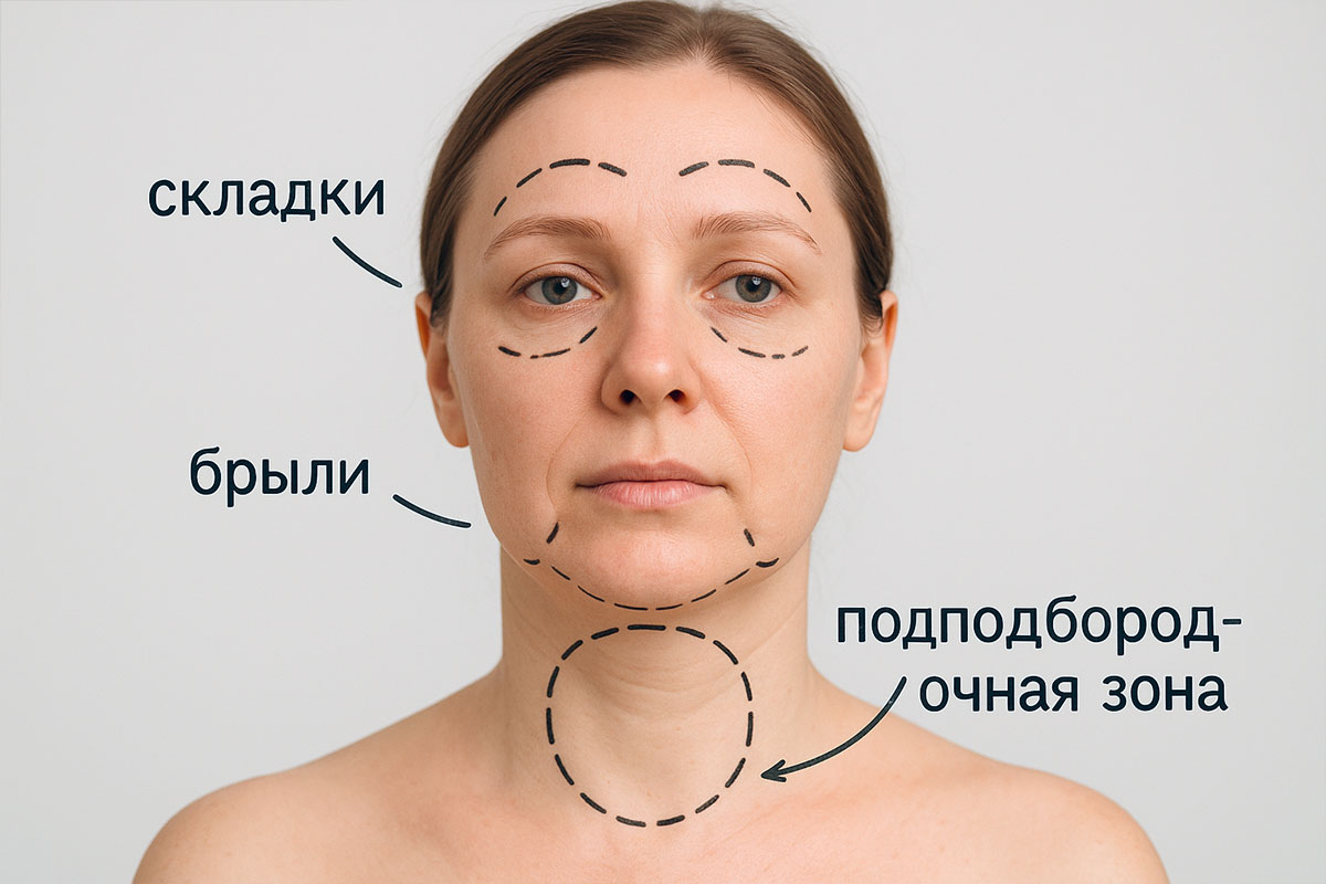 Подтяжка нижней трети лица