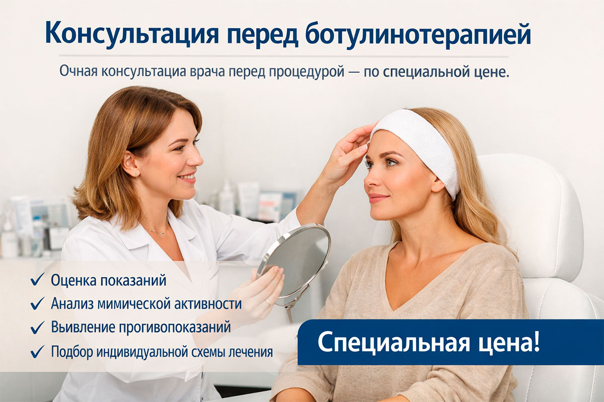 Консультация перед ботулинотерапией