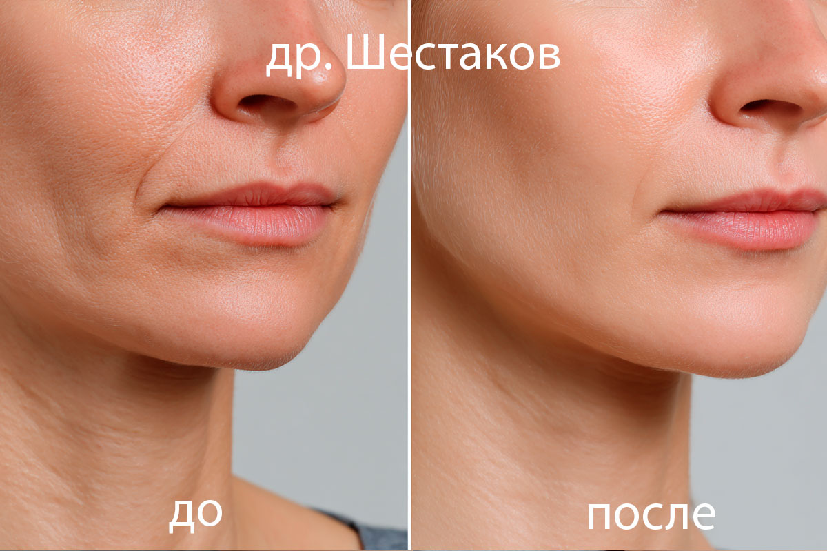 Ботулинотерапия подбородка