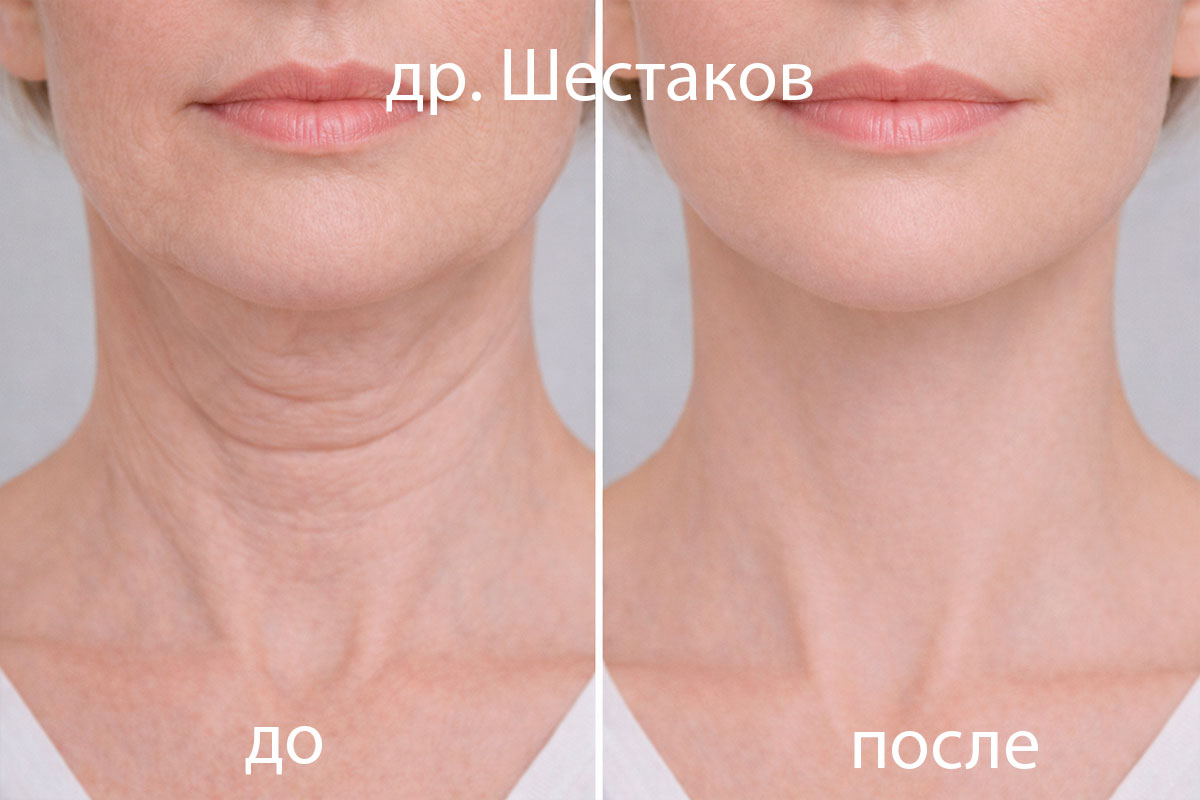 Ботулинотерапия подбородка
