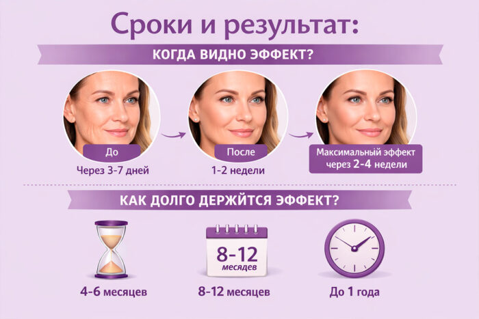 Сроки и результат