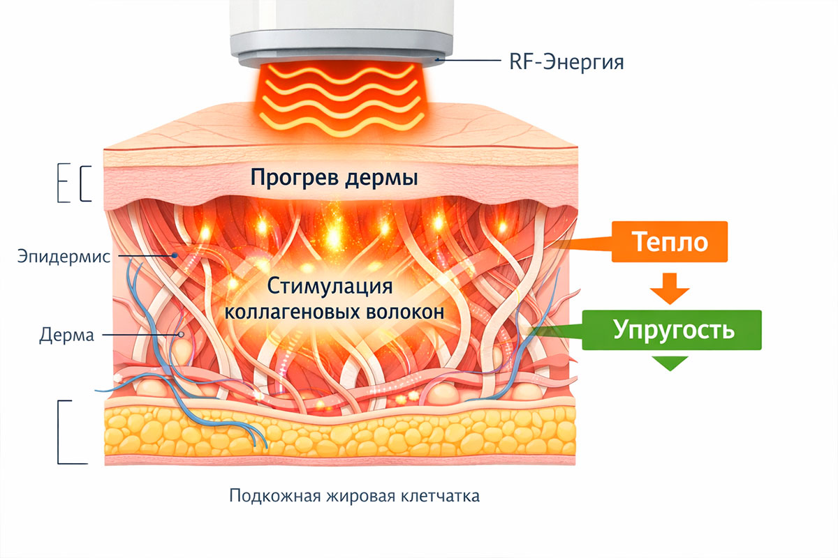 RF-лифтинг лица и шеи: всё о процедуре, безопасности и уходе