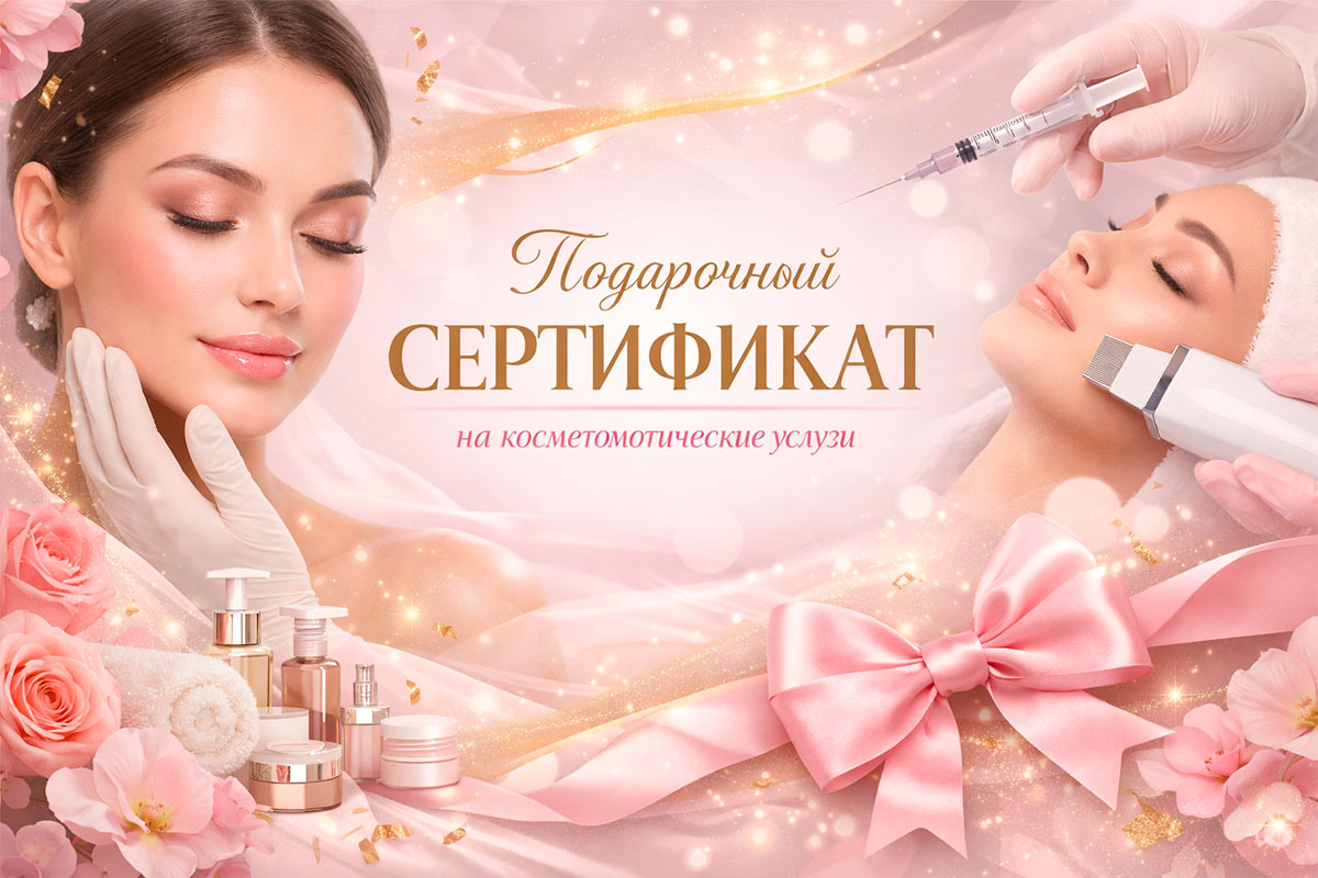 Подарочный сертификат к косметологу